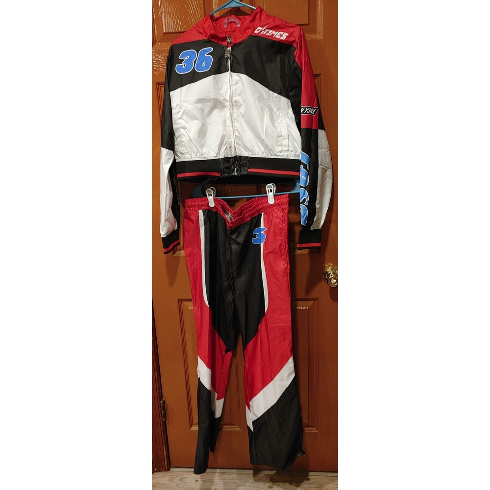 Pink Platinum Tracksuit Set Girls XL Red Black White Excellent Born For Speed